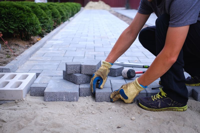 Layered Paver Installation